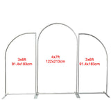 Set of Side Arch Backdrop Stand Aluminum Alloy Material Wedding Birthday Party Stage Decoration