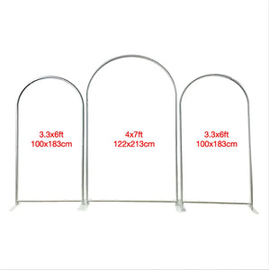 Set of Arch Backdrop Stand Aluminum Alloy Material Wedding Birthday Party Stage Decoration