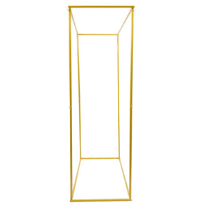 44"X23"X70" Rectangle Arch Stand Metal Wedding Backdrop Frame Event Decor Free Standing