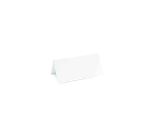 (50) WHITE TABLE PLACE CARDS