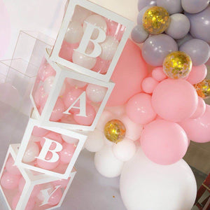 Baby Shower Decorations Box Balloon Balloons Birthday Party Decorations Baloons Ballons Balon Babyshower Wedding Boy Girl