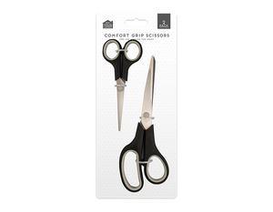 Comfort Grip Scissors - 2 Pack DIY