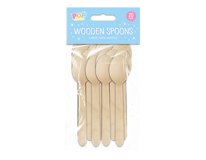 Wooden Spoons 20pk