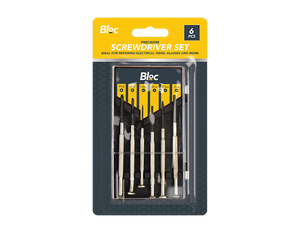 Precision Screwdriver Set - 6 Piece DIY